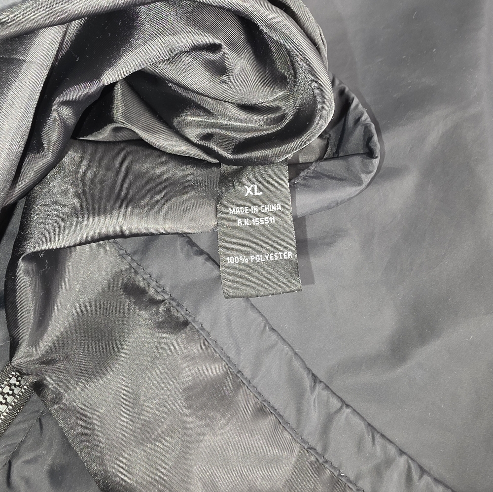 Aeropostale Men's Windbreaker Jacket Lightweight Gray Black Size XL CK-1508 - Picture 9 of 10